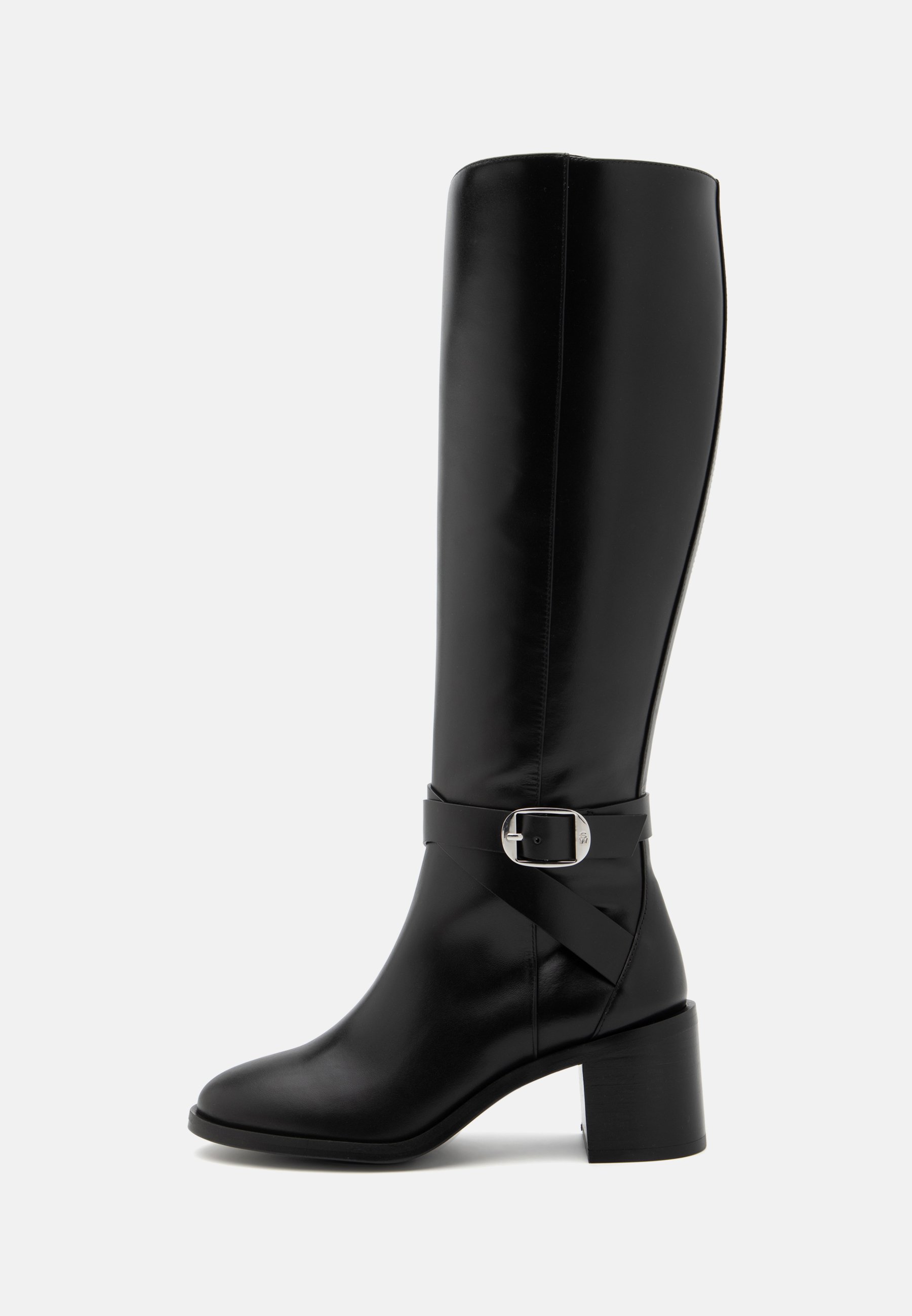 Stuart Weitzman ESME BELTED ZIP BOOT - Boots - black - Zalando.co.uk