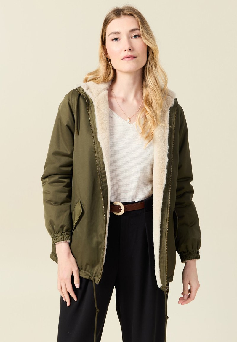 BONOBO Jeans Parka - vert kaki