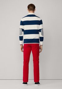 Façonnable IQON STRIPE RUGBY - Poloshirt - naval blue