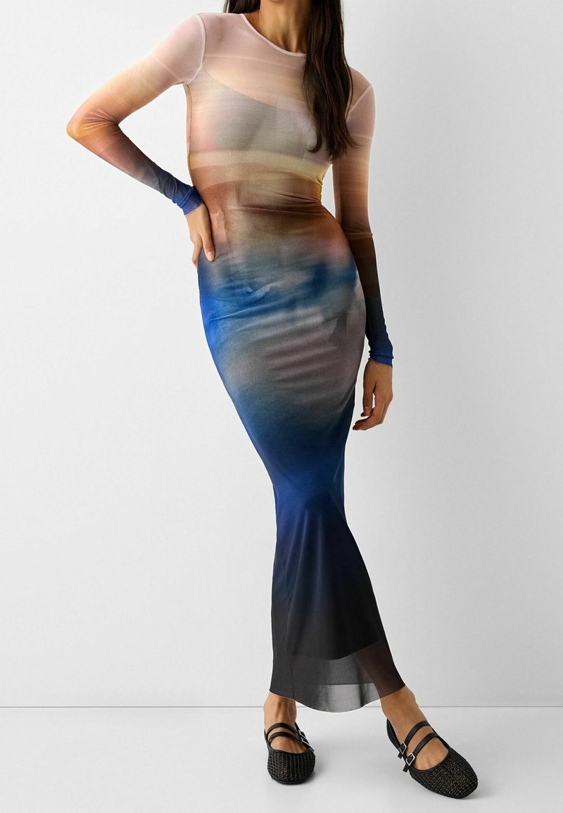 Bershka Maxiklänning - blue denim