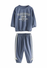 Next REGULAR FIT - JOGGERS 3 PACK SET - Pigiama - pink/navy washington print