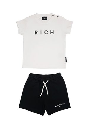 COMPLETO SET - Pantaloni sportivi - bianco/nero