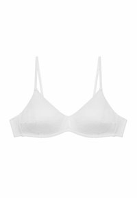 Yamamay TEXTURED - Bikinitop - white plain