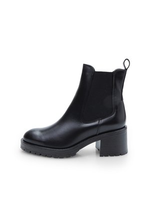 Stivaletti con plateau - nero