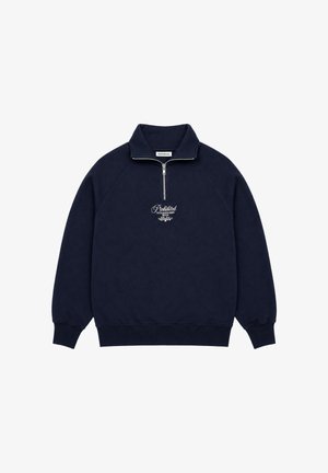 PROHIBITED, COLLEGE DAYS QUARTER ZIP UNISEX - Φούτερ - deep blue