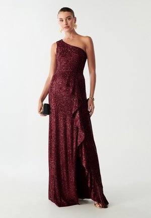 CATIA  - Společenské šaty - burgundy sequin