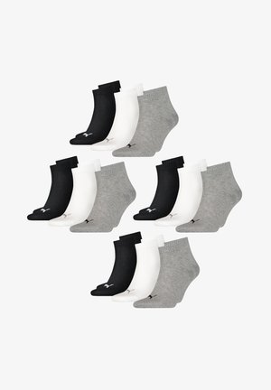 Puma, QUARTER 12ER PACK - Socken - grey/white/black