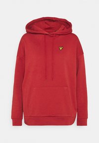 Lyle & Scott Felpa con cappuccio - red