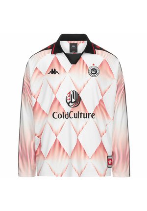 Maglietta a manica lunga - white - red