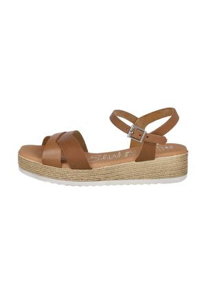 Sandalias con plataforma - brown