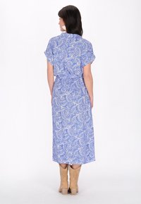 usha Ingruha - blue white