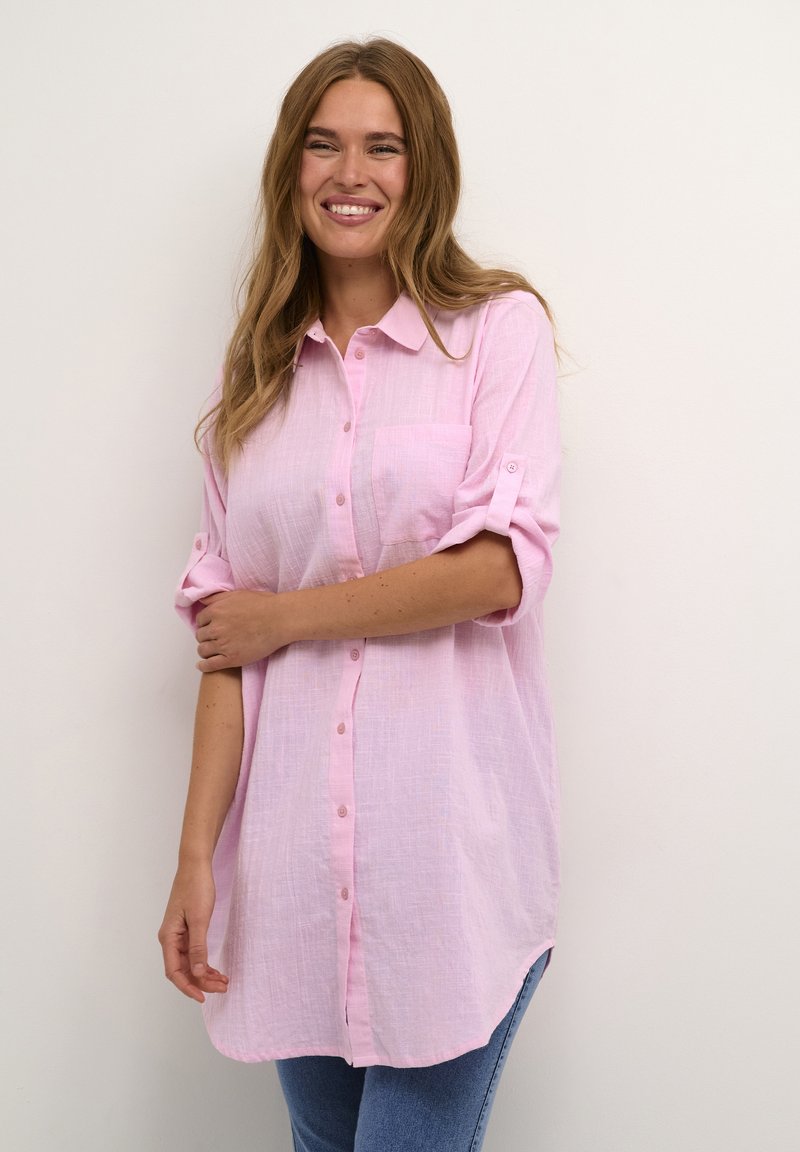 Kaffe KAPAULINE - Robe chemise - pink mist