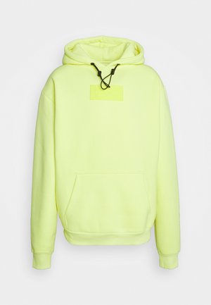UNISEX SMALL SIGNATURE BOX HOODIE - Zip-up sweatshirt - yellow