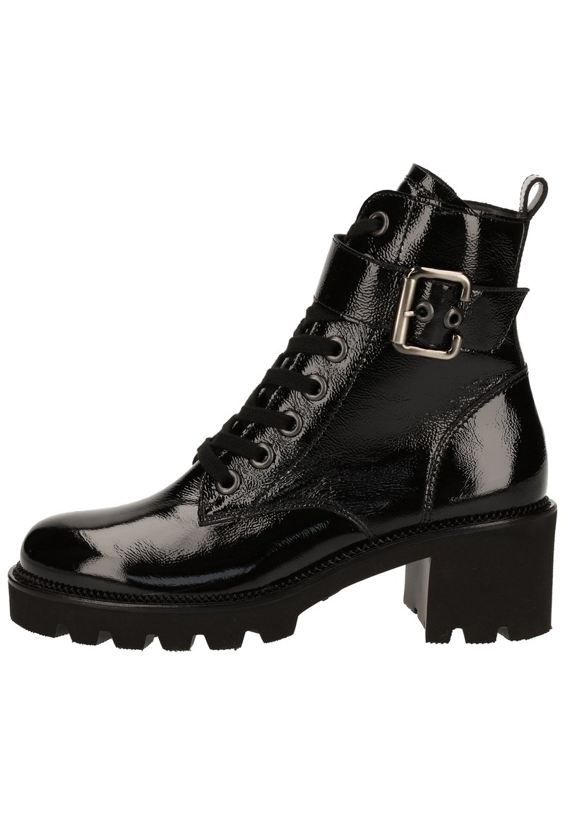 Paul Green Bottines à lacets - black