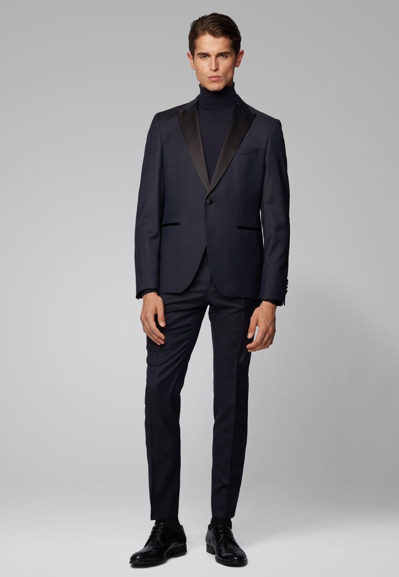 Boss Anzug Dark Blue Dunkelblau Zalando De