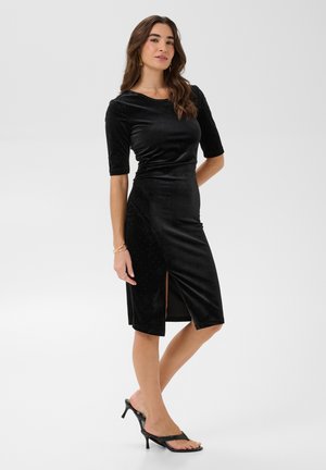 Cream, CRTIMMA SHORT SLEEVE DRESS - Robe en jersey - pitch black