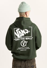 Vans STOCKPILE - Hættetrøje - dark green