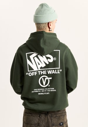 Vans STOCKPILE - Felpa con cappuccio - dark green