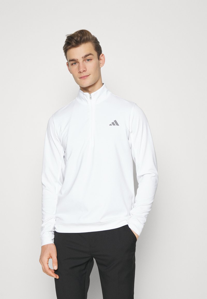 adidas Golf ELEVATED QUARTER ZIP Sweatshirt white/beige Zalando.co.uk