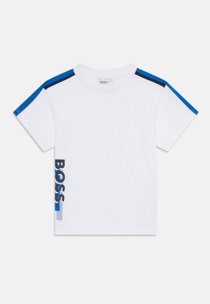 Boss T-shirt print wit Boss T-shirt print wit