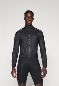 Rapha - MENS BREVET ELEMENT WIND JACKET - Maillot de cycliste - black/grey Image miniature 1