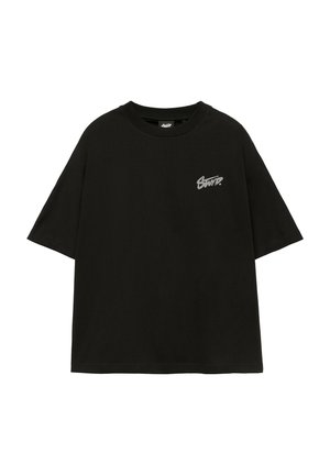 PULL&BEAR, - T-shirt z nadrukiem