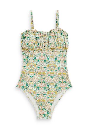 RUFFLE - Plavky - morris co ecru floral