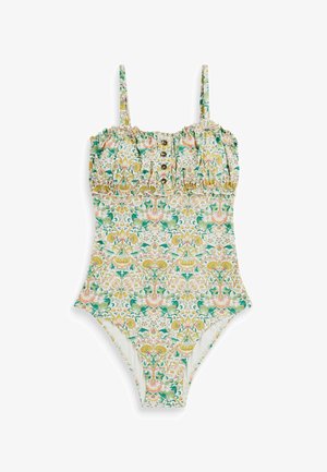 RUFFLE - Plavky - morris co ecru floral