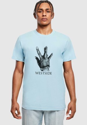 WESTSIDE CONNECTION  - Print T-shirt - ocean blue