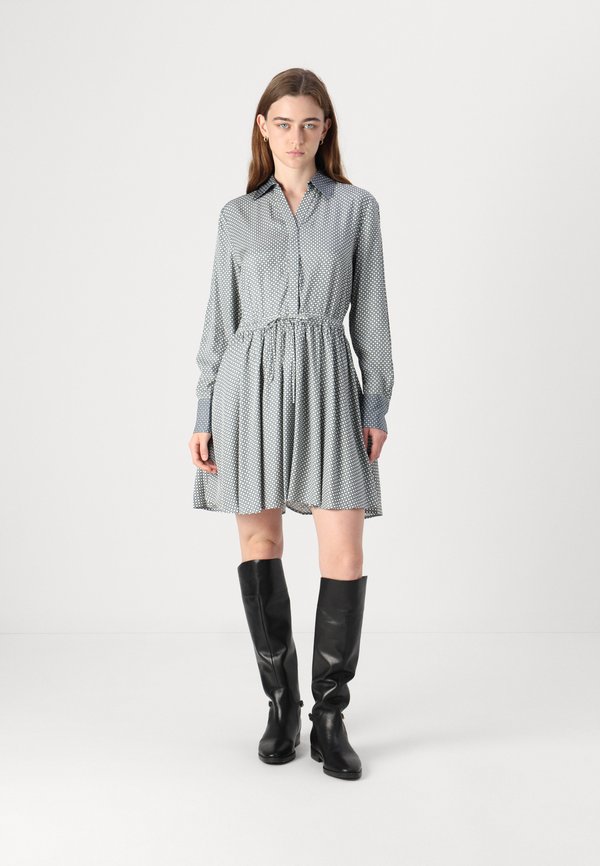 FLUID BELTED SHORT DRESS - Shirt dress
