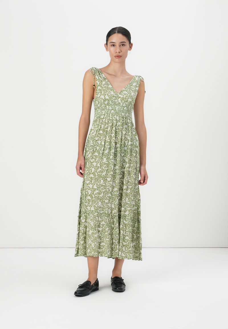 ONLY - ONLFERNANDA LIFE  LONG DRESS - Maxi dress - hedge green, Enlarge
