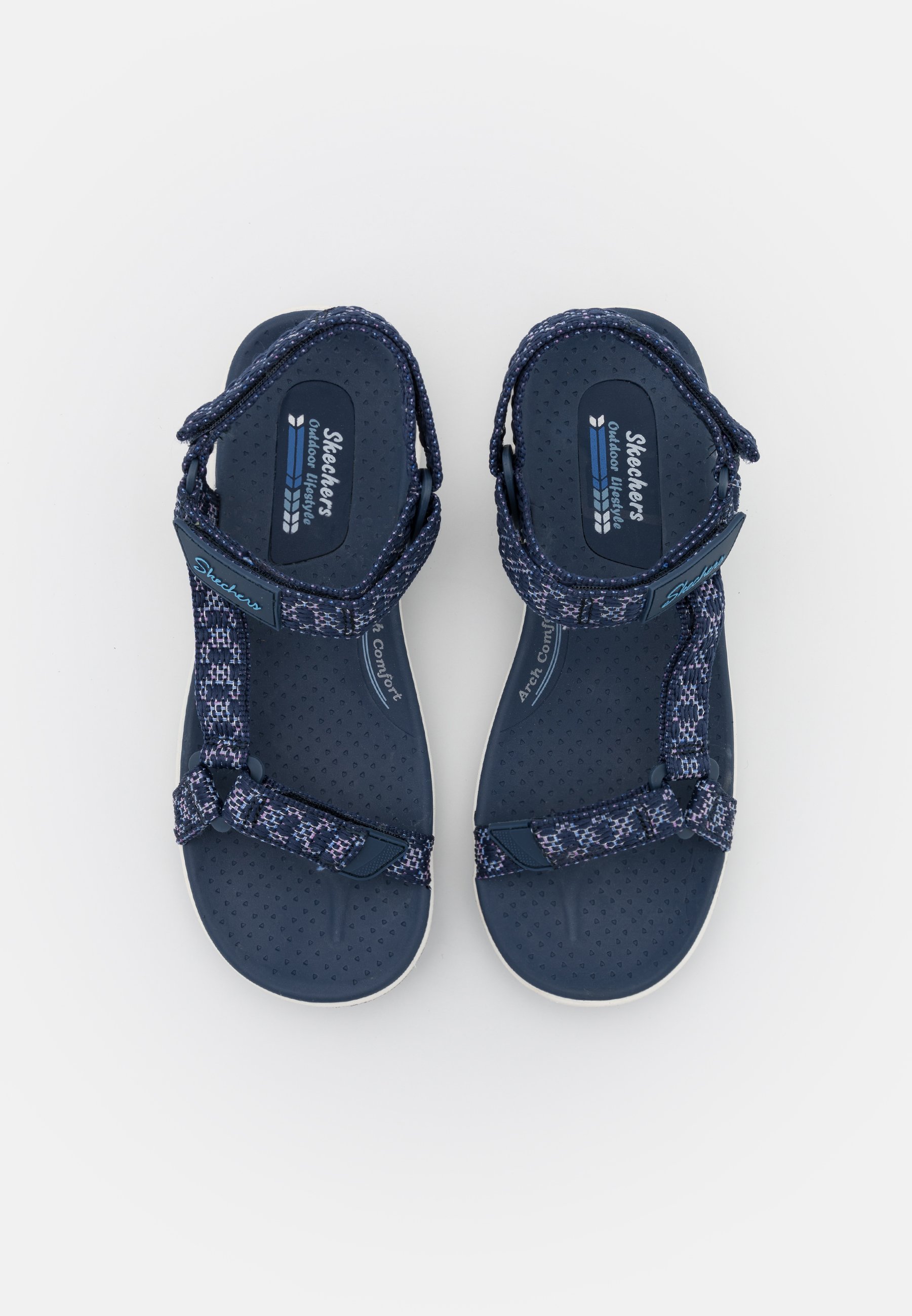 Skechers REGGAE CUP - Sandals - navy 