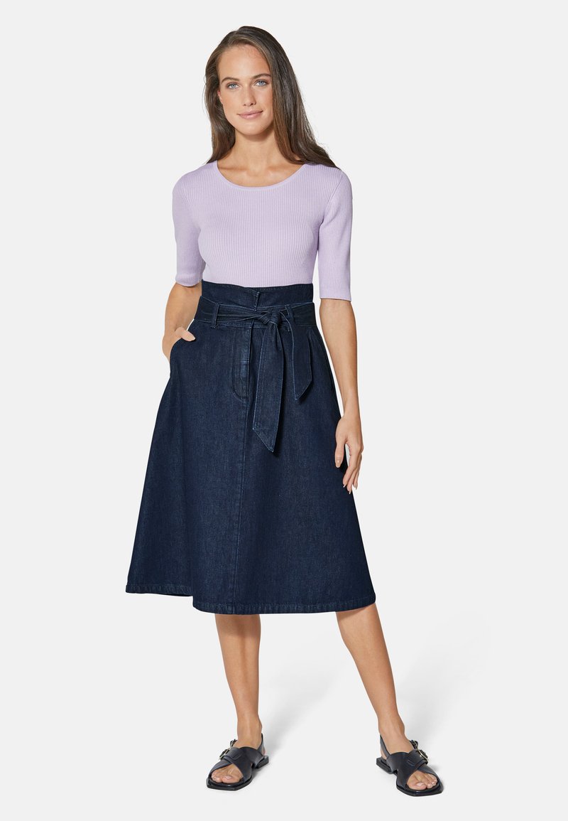 Damen Jeansröcke | MADELEINE A-Linien-Rock darkblue/blue denim - HH55609 Damen Jeansröcke | MADELEINE A-Linien-Rock darkblue/blue denim - HH55609