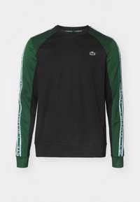 TENNIS LONGSLEEVE - Longsleeve - black/green