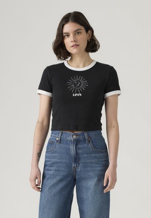 GRAPHIC MINI RINGER - T-shirt imprimé - pirate black