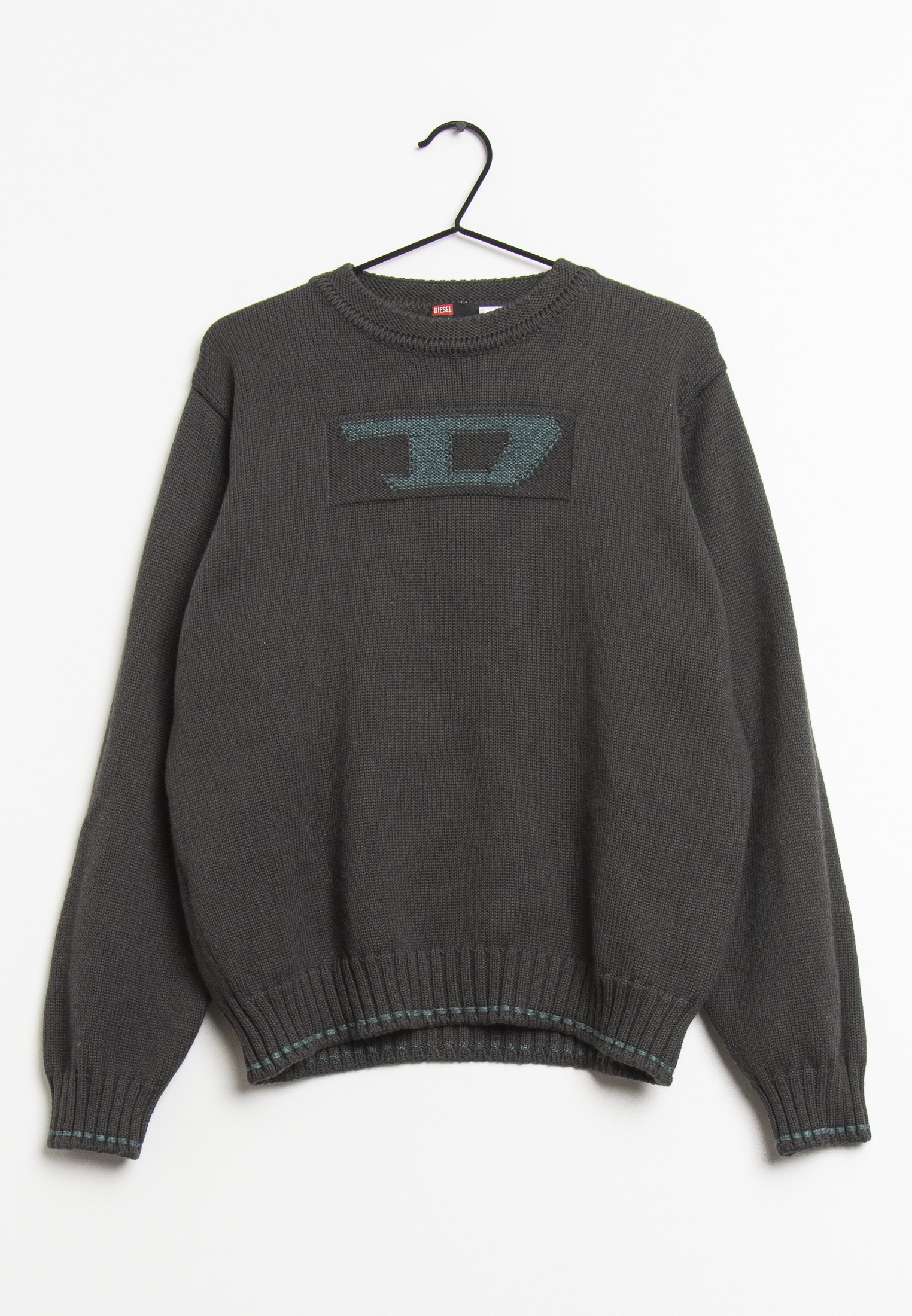 Diesel Strickpullover - grey/grau - (Pre-owned) - Zalando.de