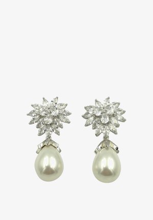 HEBE JEWELS, PARTY WEDDING - Boucles d'oreilles - silber/weiss