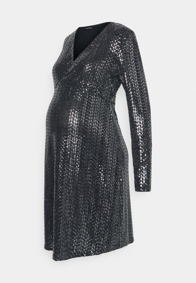 Pieces Maternity Cocktailjurk zwart
