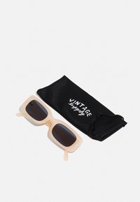 Vintage Supply CHUNKY RECTANGLE UNISEX - Óculos de sol - nude