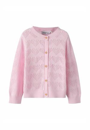 NMFPDESOLLE LS CARD - Gilet - pink a boo