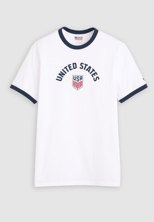 Levi's®, FOOTBALL RINGER - Μπλουζάκι με στάμπα - red white blue