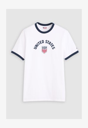 Levi's®, FOOTBALL RINGER - T-shirt imprimé - red white blue