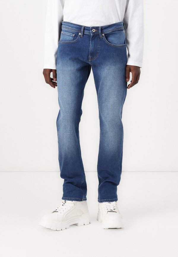 Straight leg jeans - medium indigo powerflex