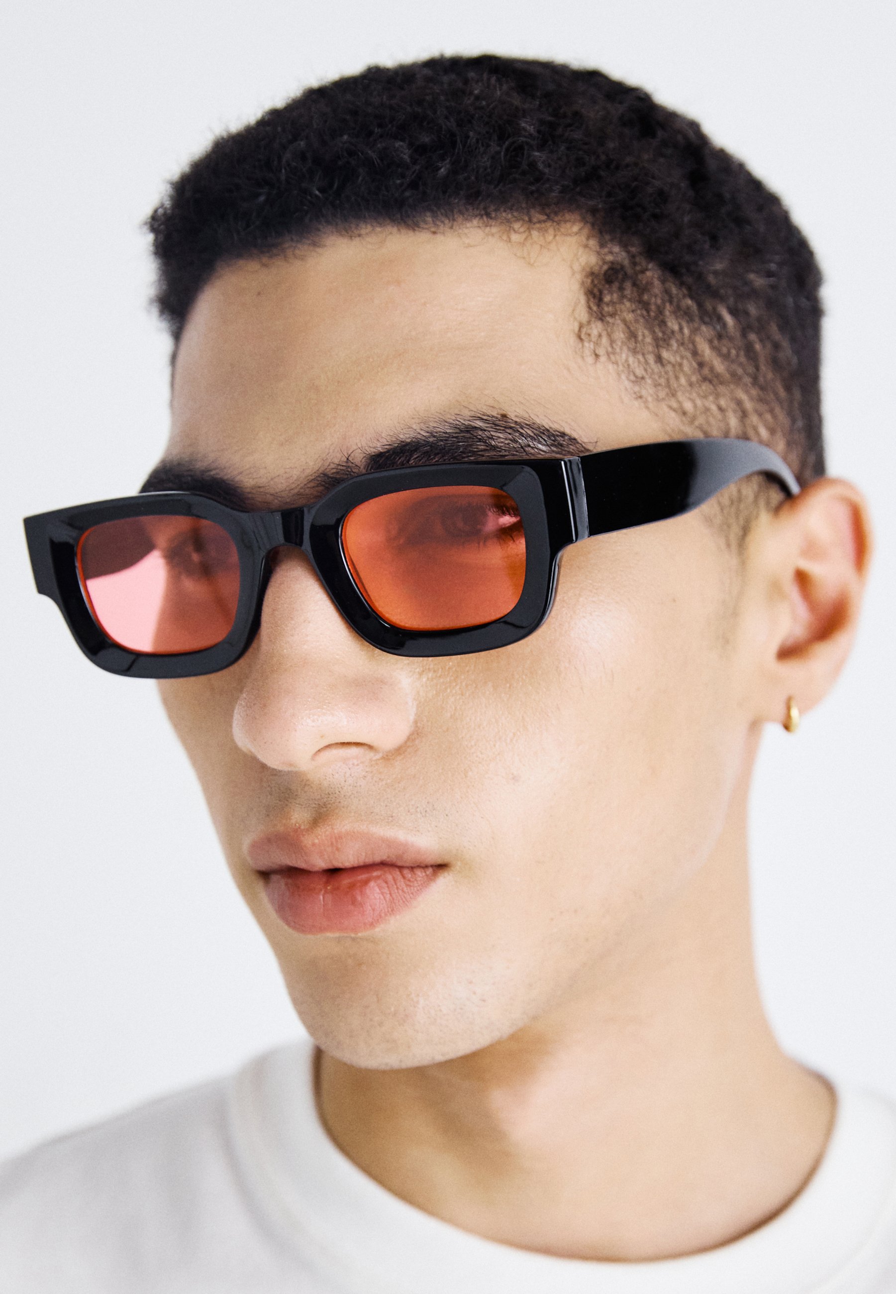 Classique &Eacute;l&eacute;gant Moderne R&eacute;tro Hip Hop Transparent Lentille Lunettes