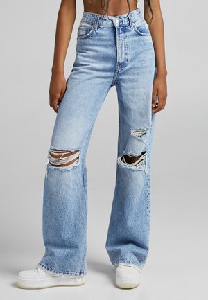 Flared jeans - blue denim