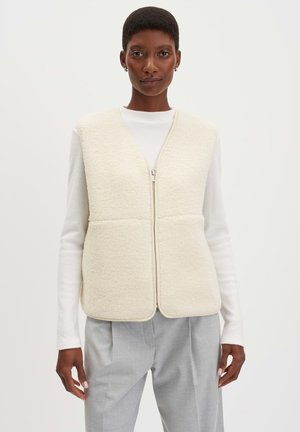 SHEARLING LOOK V-AUSSCHNITT - Smanicato - soft cream