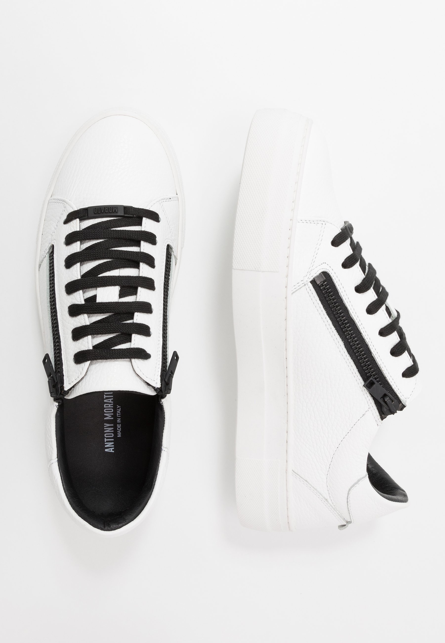 Antony Morato ZIPPER Joggesko whitehvit Zalando.no Antony Morato ZIPPER Joggesko white Zalando.no