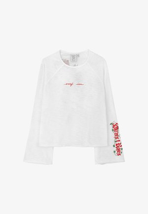 Surf Inc., WAVES & ROSES WIDE LS - Langarmshirt - biały