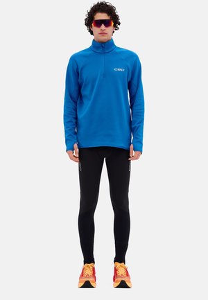CORE RUN THERMAL ZIP , LONG SLEEVE - Longsleeve - blue