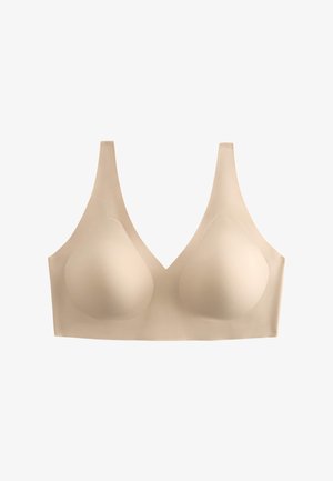 Marks & Spencer, NON WIRED V-NECK CROP TOP (A-E). - T-Shirt BH - opal
